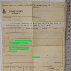 Facturas antiguas: ANTIGUA FACTURA, AÑO 1981 /// RECIBOS BANCO DOCUMENTOS BANCARIOS ACCIONES CARTAS FINANCIERO POSTALES