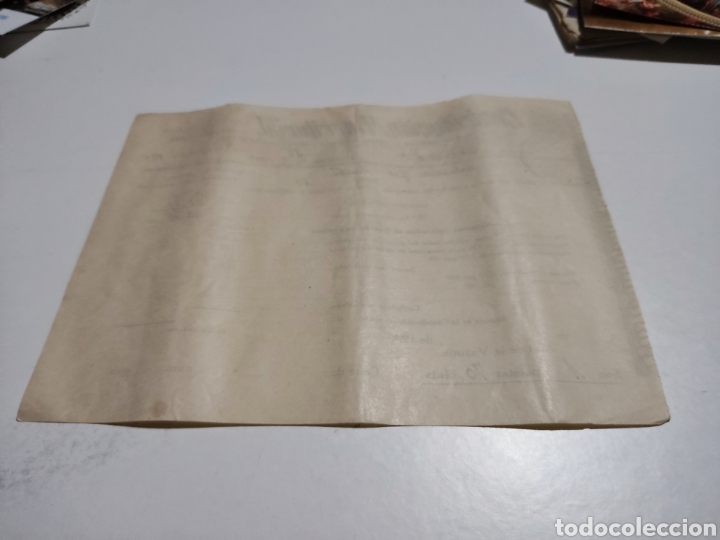 Facturas antiguas: Contribuci&oacute;n territorial, Cirat 1940 - Foto 2