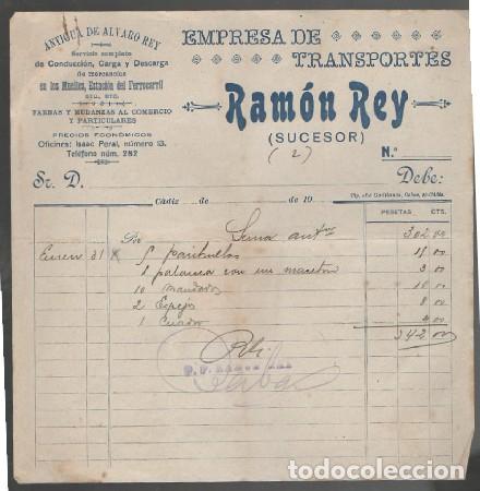 Old Invoices: FACTURA EMPRESA DE TRANSPORTES RAM&Oacute;N REY (C&Aacute;DIZ) FACTURA-365