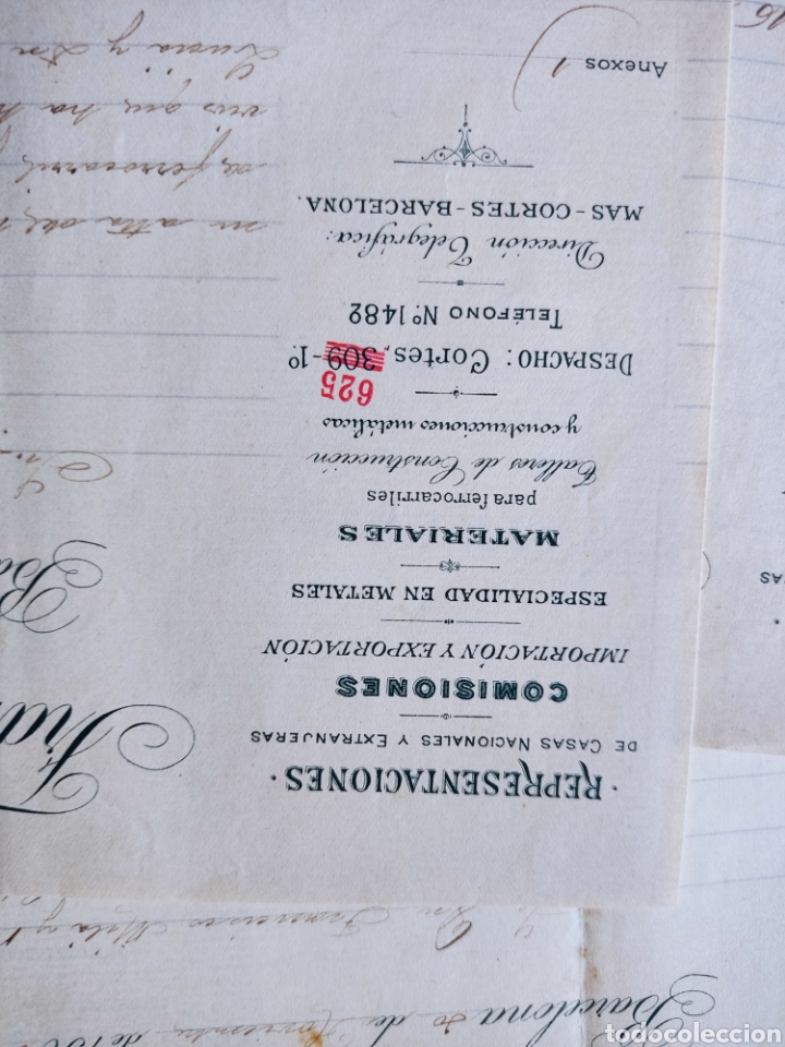 Facturas antiguas: Cartas comerciales antiguas 1903-04 - Foto 4