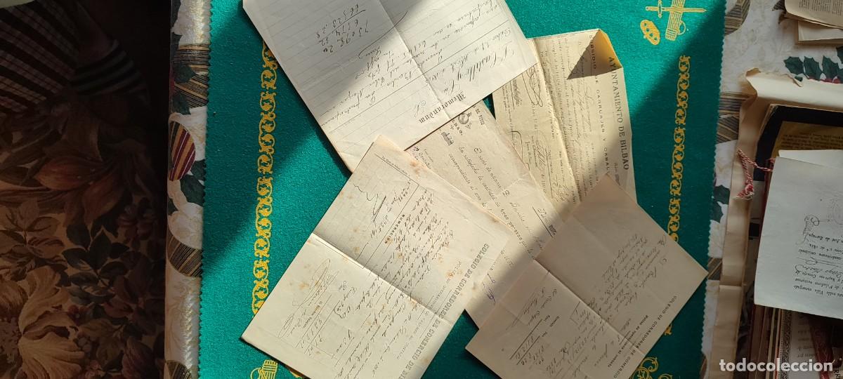 Facturas antiguas: Lote documentos y facturas Bilbao 1896 - Foto 1