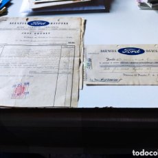 Facturas antiguas: FACTURAS Y RECIBOS AGENCIA OFICIAL FORD VILAFRANCA DEL PANADES 1948