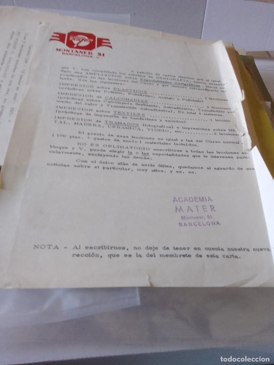Facturas antiguas: Academia mater Barcelona - Foto 1