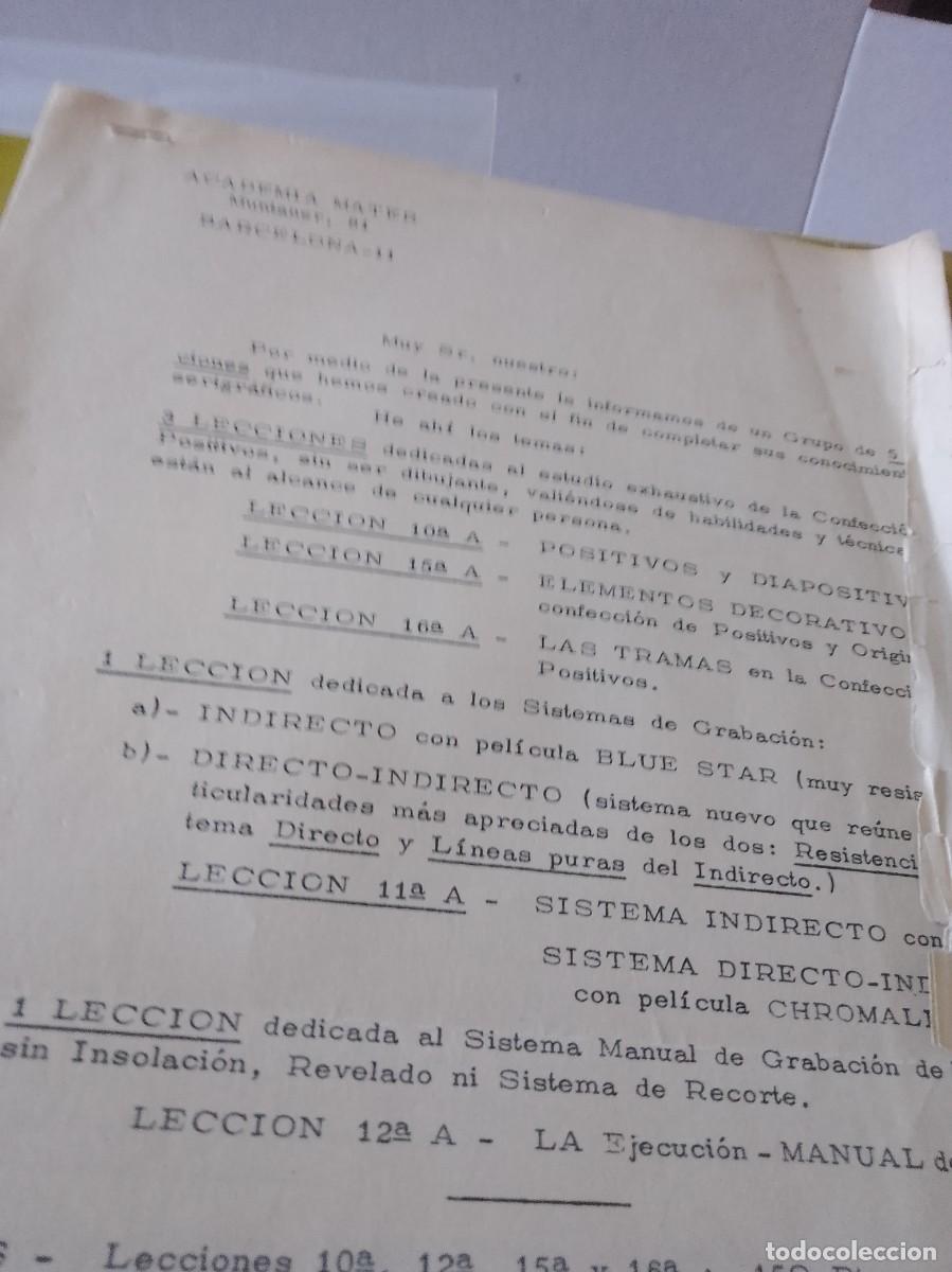 Facturas antiguas: Academia mater Barcelona - Foto 3