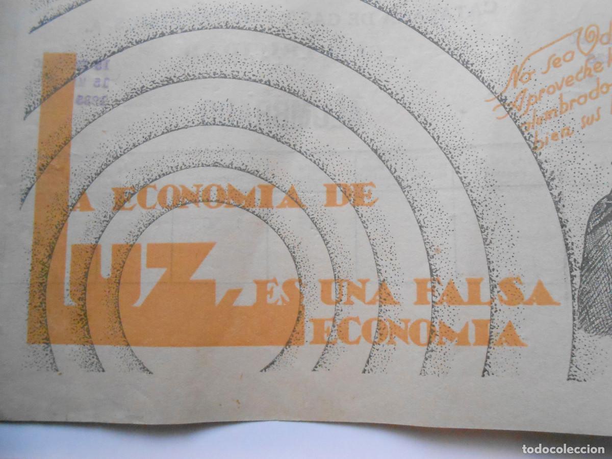Facturas antiguas: Dos recibos de la luz, Barcelona 1935 - Foto 4