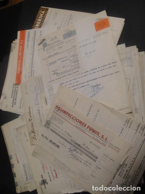 Factures anciennes: lote de facturas - barcelona a&ntilde;os 1960