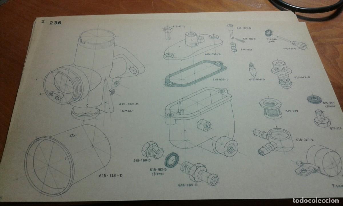 Facturas antiguas: BULTACO PLANOS DE FABRICA - Foto 1