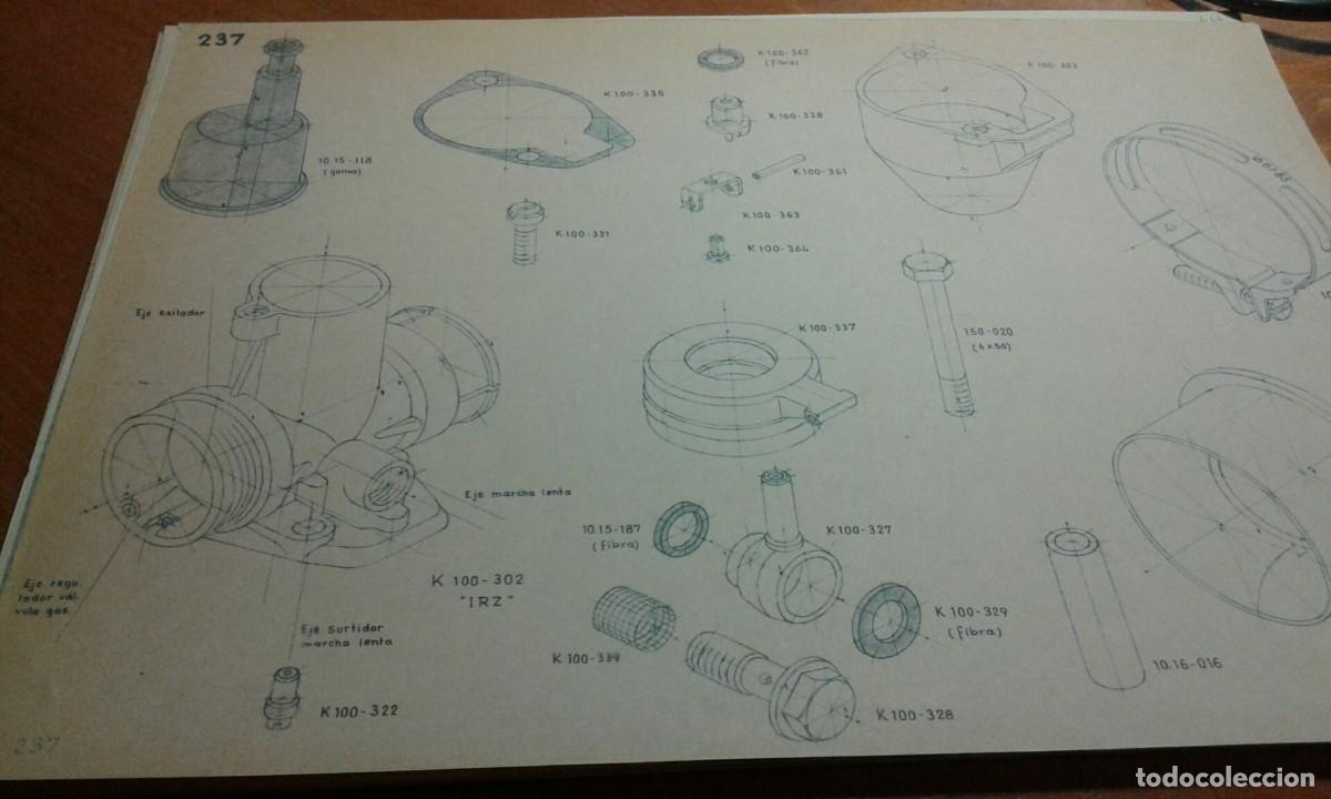 Facturas antiguas: BULTACO PLANOS DE FABRICA - Foto 3