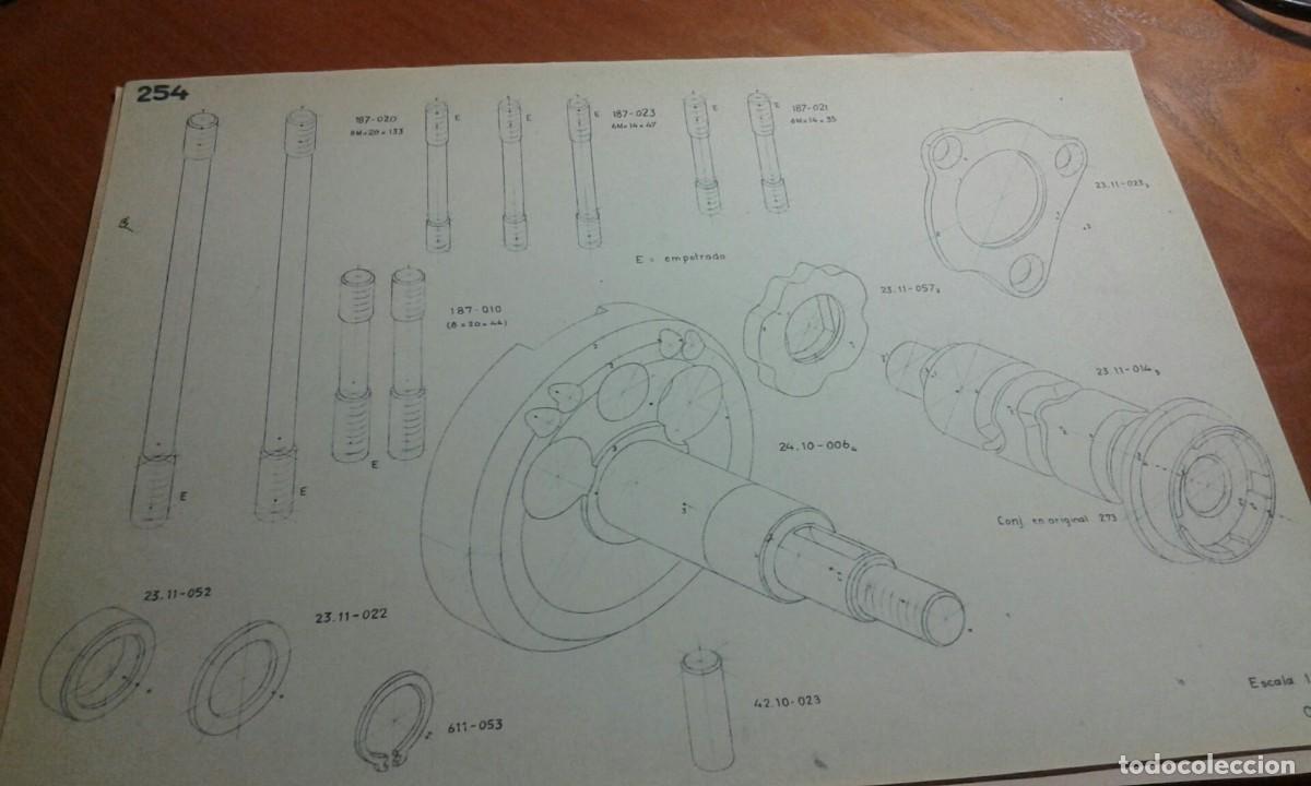Facturas antiguas: BULTACO PLANOS DE FABRICA - Foto 8