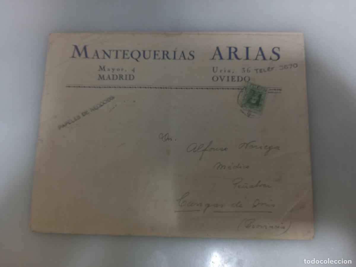 Facturas antiguas: PREFILATELIA (OVIEDO ) SOBRE FRONTAL - Foto 1