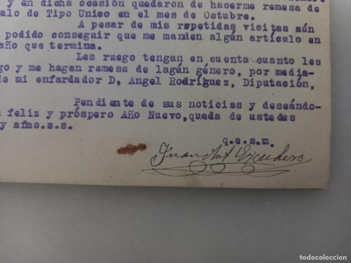 Facturas antiguas: PREFILATELIA ( SAMA DE LANGREO) - Foto 4