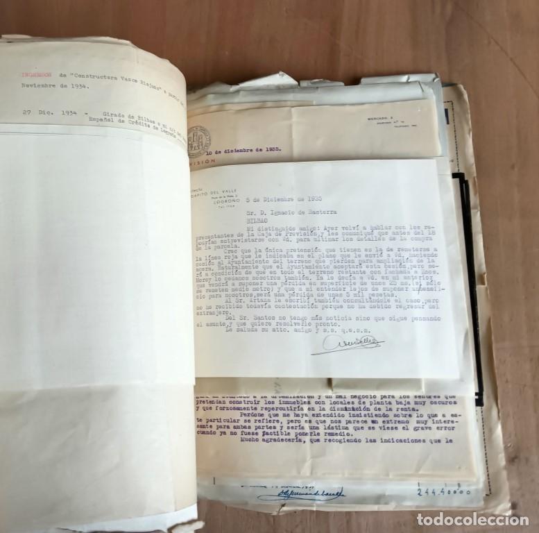 Facturas antiguas: lote de documentaci&oacute;n CONSTRUCTORA VASCO RIOJANA 1934 al 1939 - Foto 7
