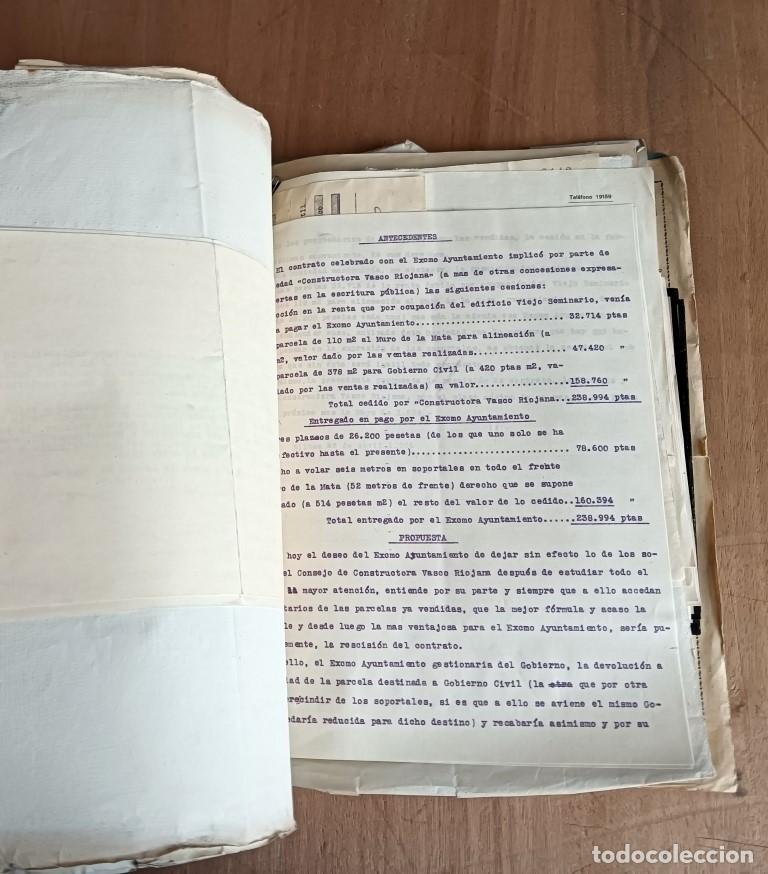 Facturas antiguas: lote de documentaci&oacute;n CONSTRUCTORA VASCO RIOJANA 1934 al 1939 - Foto 9