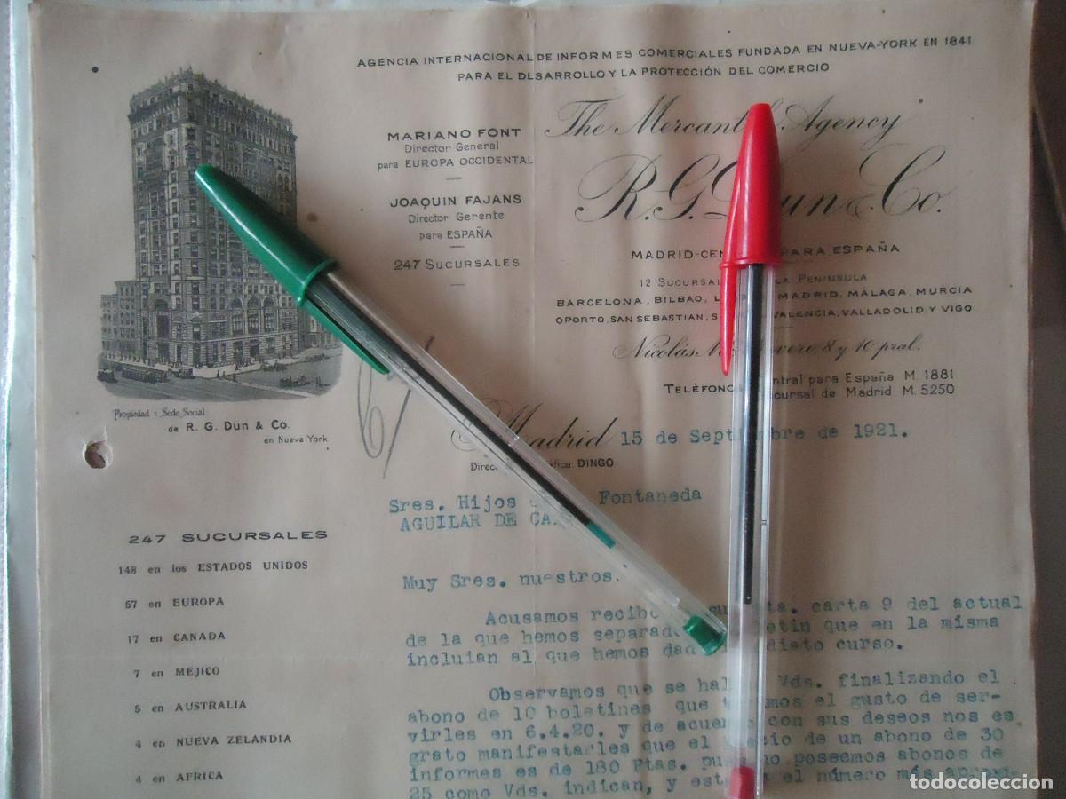 Facturas antiguas: dun & co new york mercantil comercio desarrollo madrid 1921 madrile&ntilde;o
