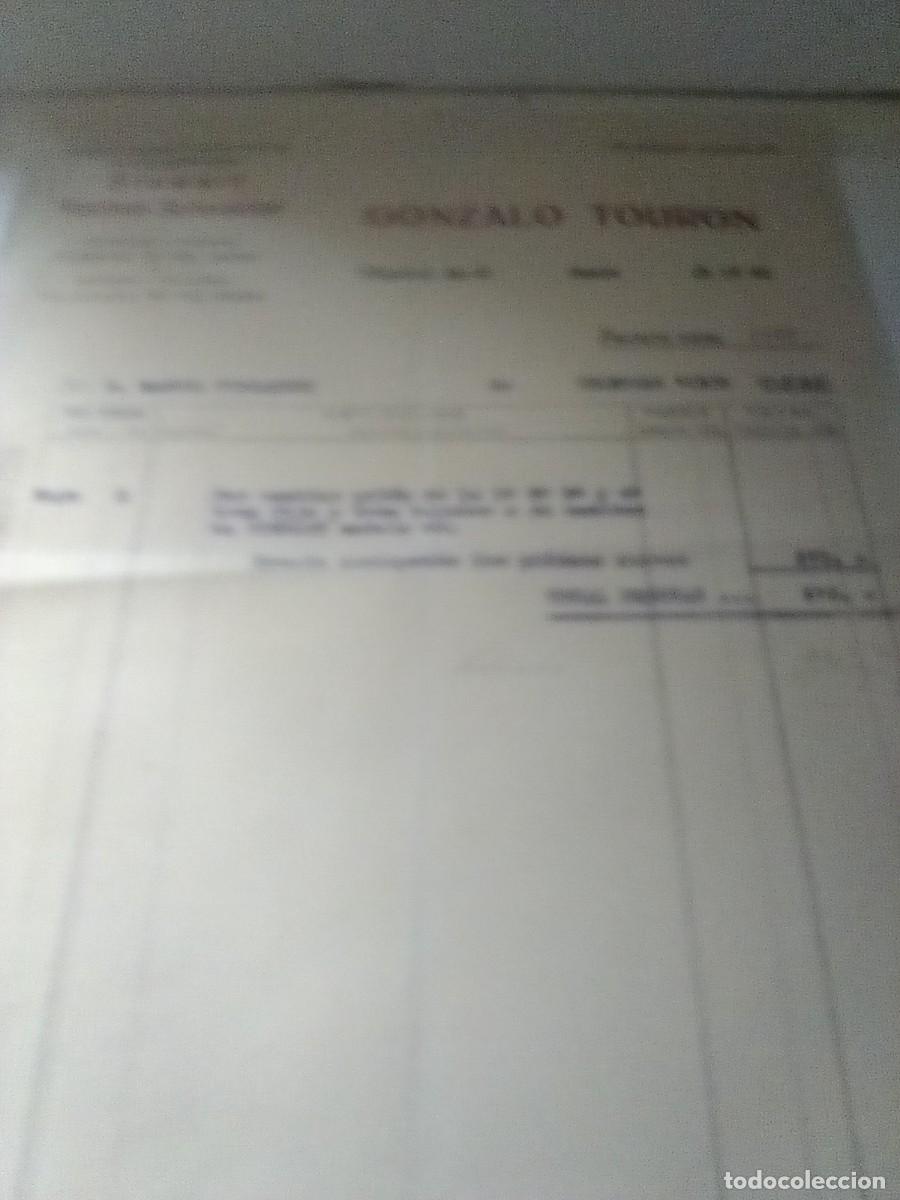 Facturas antiguas: STEWART ROCHET Y GONZALO TOURON MADRID 1930