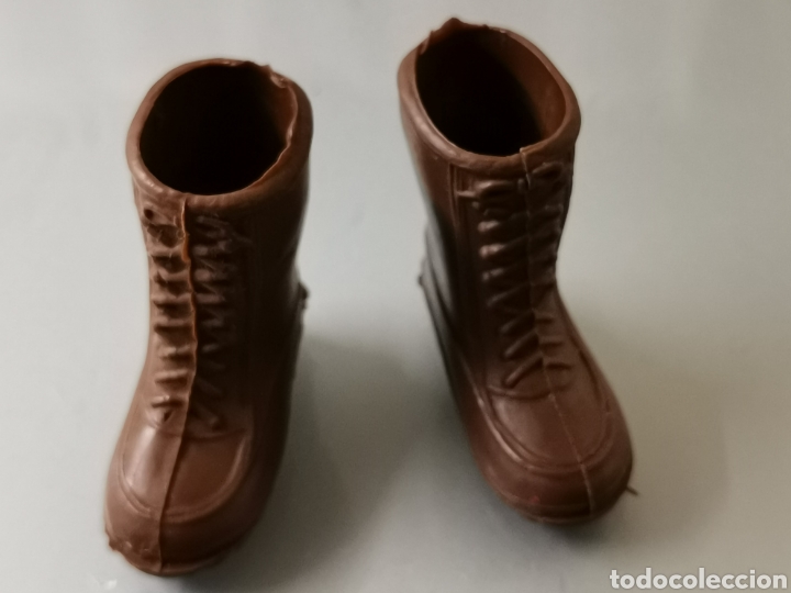 Figuras de acci&oacute;n - Big Jim: ANTIGUO PAR DE BOTAS BIG JIM MARRONES - Foto 1