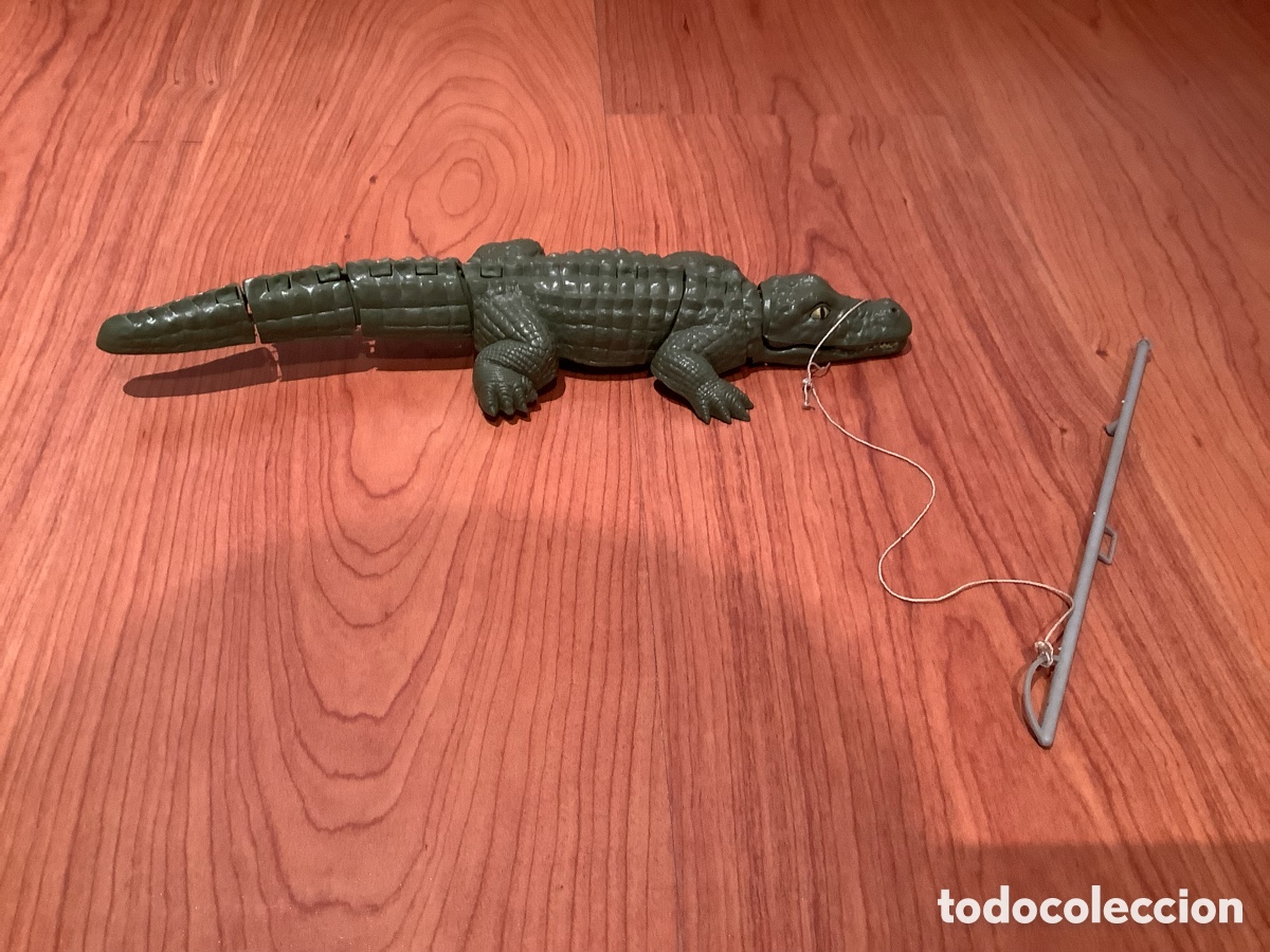 Figuras de acci&oacute;n - Big Jim: Cocodrilo Big Jim de Aventura en el Pantano con el Lazo de Caza