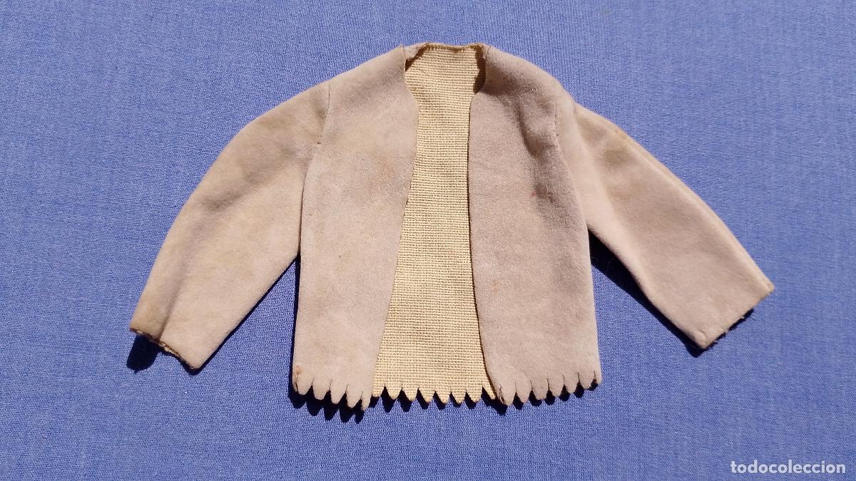 Figuras de acci&oacute;n - Big Jim: Antigua chaqueta original de mu&ntilde;eco Big Jim indio Geronimo de Mattel Spain Congost