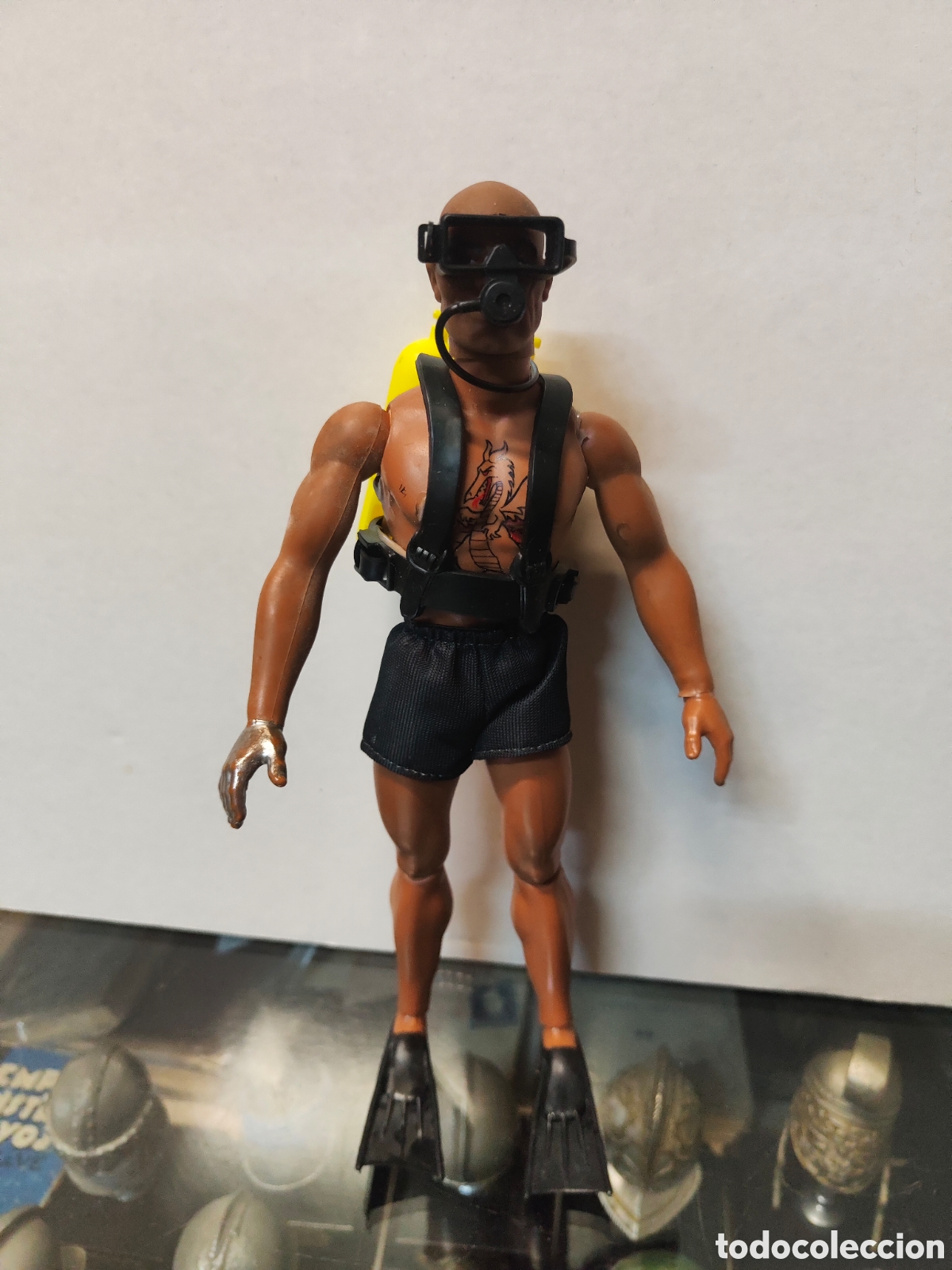 Figuras de acci&oacute;n - Big Jim: Mu&ntilde;eco Big Jim buceador original a&ntilde;os 70