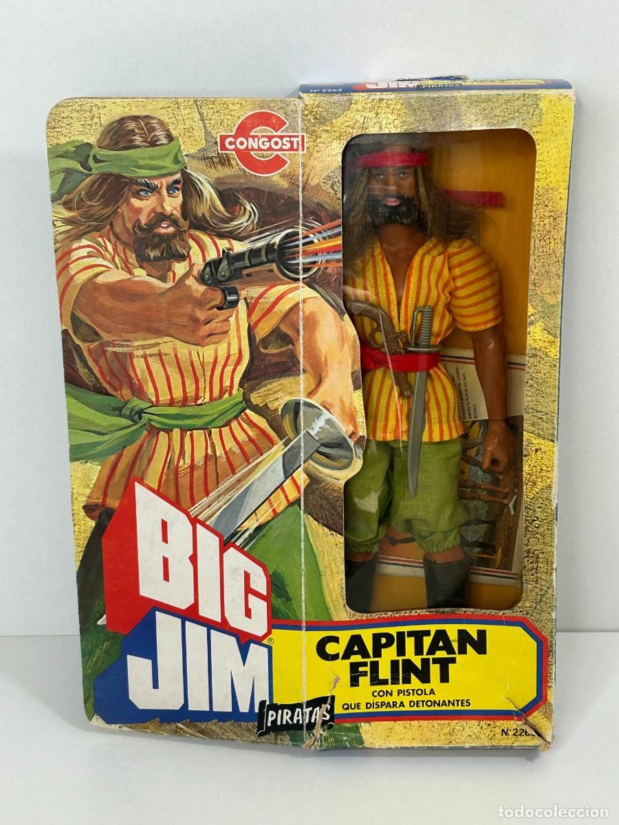 Figuras de acci&oacute;n - Big Jim: BIG JIM CAPIT&Aacute;N FLINT CONGOST CON SU CAJA