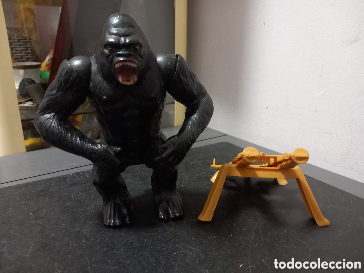 Figuras de acci&oacute;n - Big Jim: ANTIGUA FIGURA GORILA BIG JIM CONGOST A&Ntilde;O 1973 CON COMPLEMENTOS