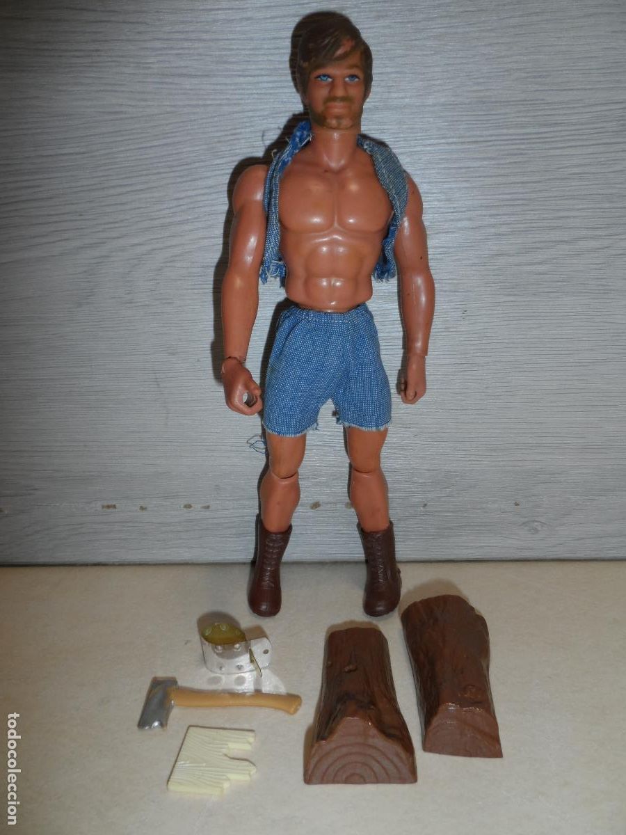 Action figures - Big Jim: BIG JIM BIG JOSH EL AMIGO DE BIG JIM (LE&Ntilde;ADOR) 1973 CONGOST