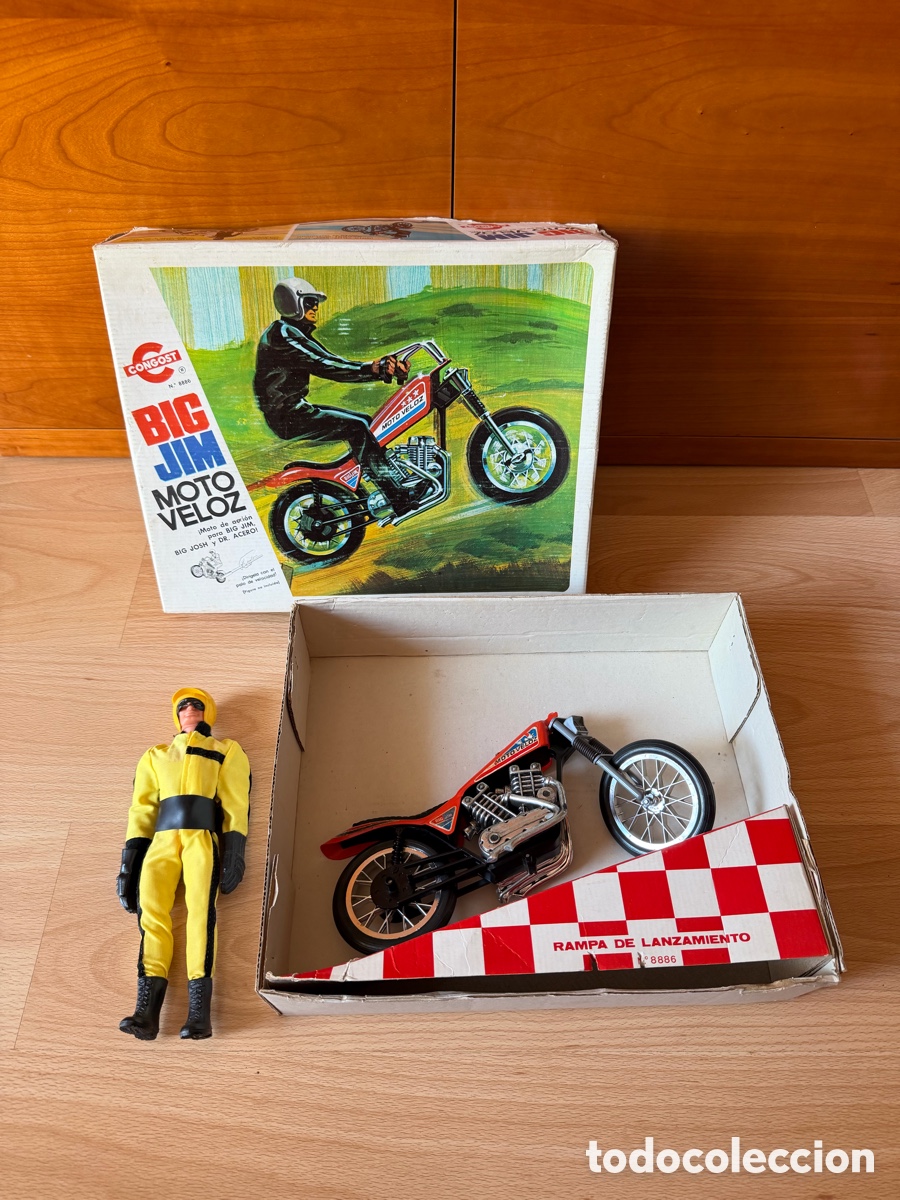 Figurines d'action - Big Jim: BIG JIM MOTO VELOZ Y MOTORISTA CONGOST