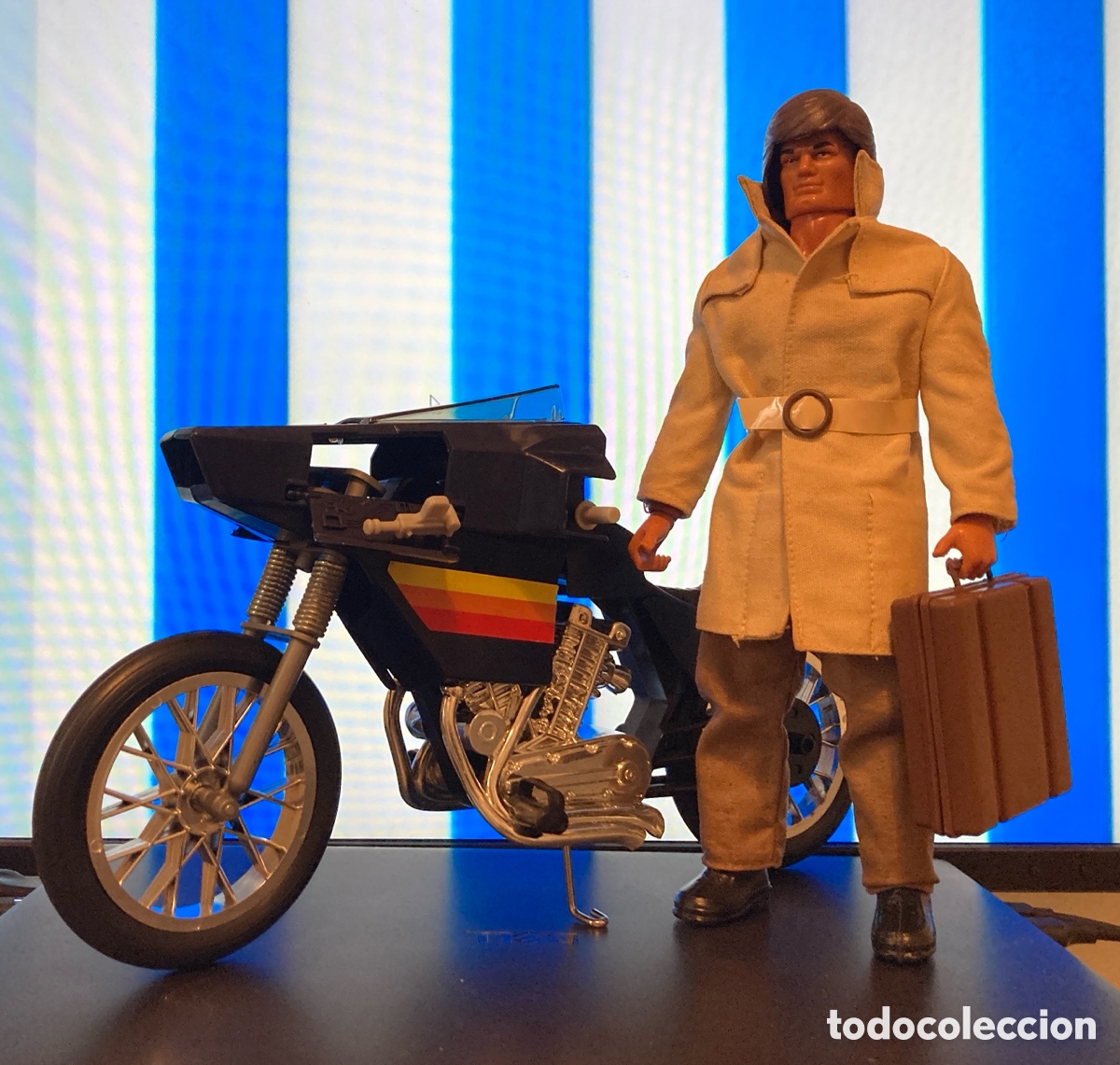 Figuras de acci&oacute;n - Big Jim: Big Jim - Agente 004 con moto