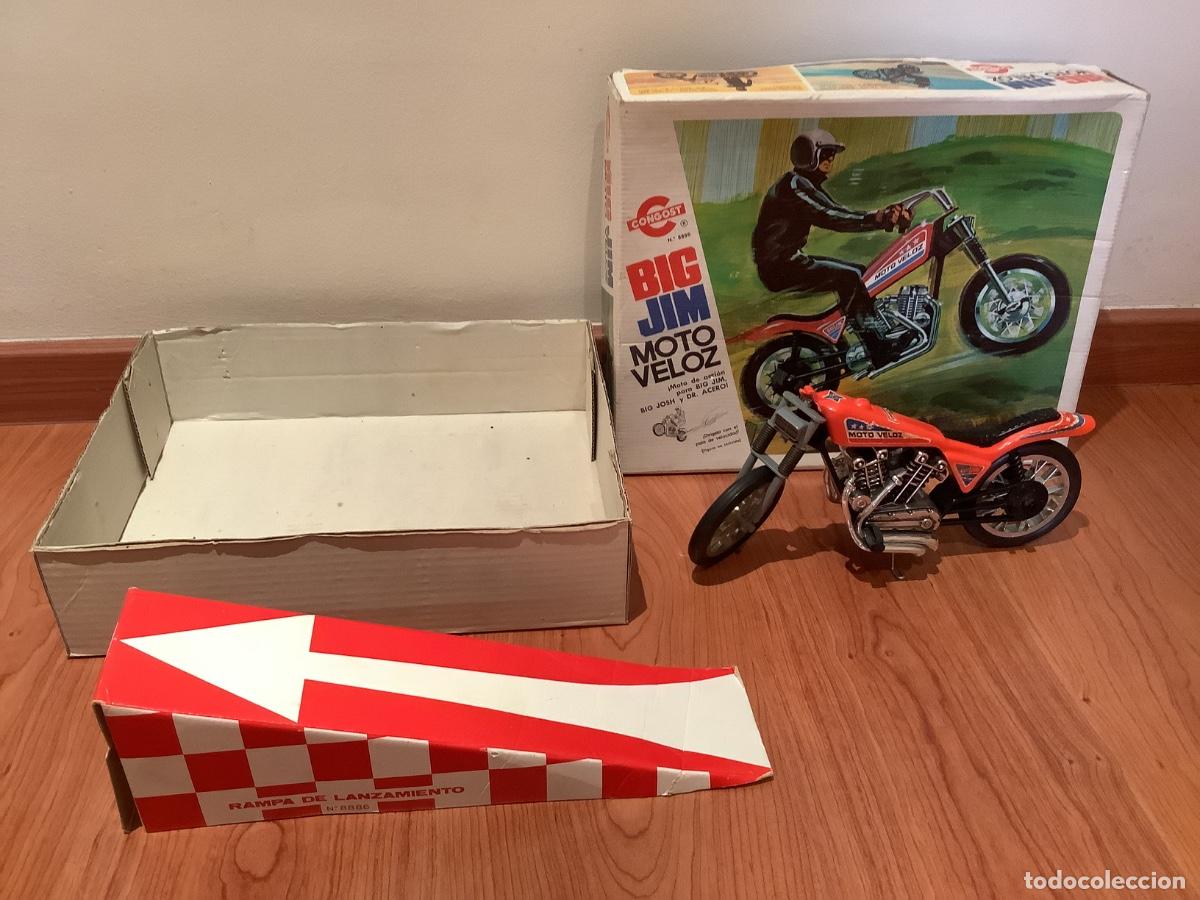 Figuras de acci&oacute;n - Big Jim: Moto Veloz del Piloto Big Jim en su Caja Original