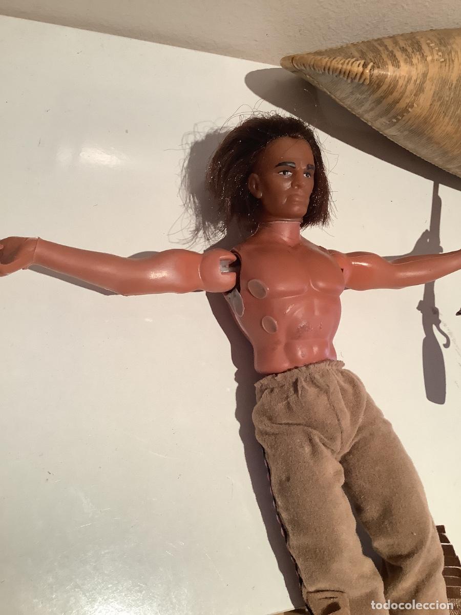 Figuras de acci&oacute;n - Big Jim: Maniqu&iacute; Indio Jeronimo con la Balsa de Congost - Foto 5