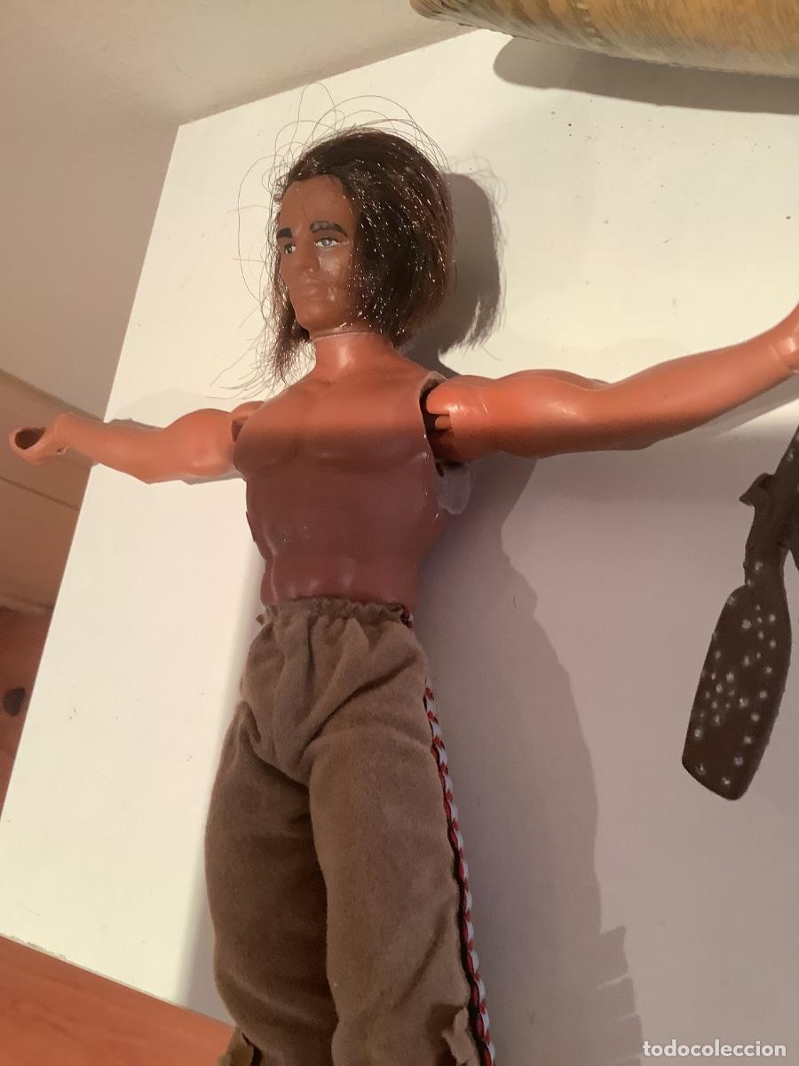 Figuras de acci&oacute;n - Big Jim: Maniqu&iacute; Indio Jeronimo con la Balsa de Congost - Foto 6