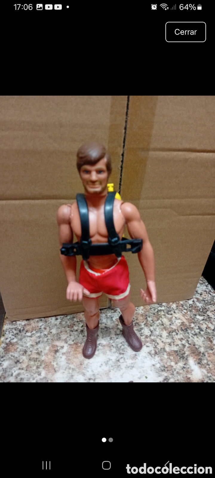 Figuras de acci&oacute;n - Big Jim: Mu&ntilde;eco big Josh congost mattel 1971