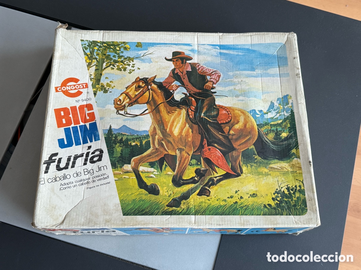 Figuras de acci&oacute;n - Big Jim: FURIA.EL CABALLO DE BIG JIM. EN SU CAJA. CONGOST