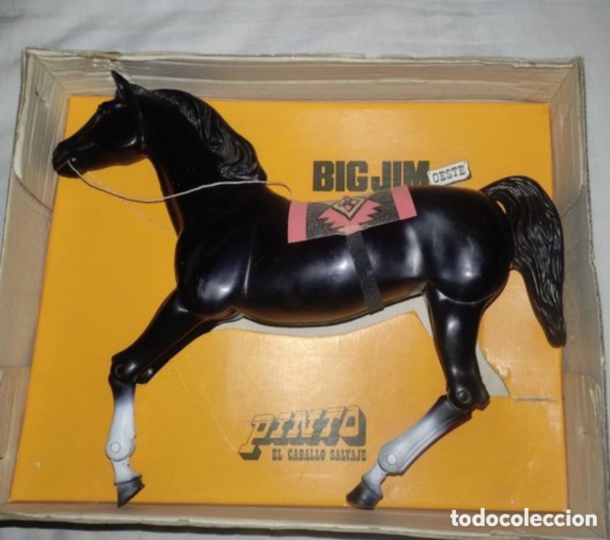 Figurines d'action - Big Jim: Caballo Pinto Big Jim articulado.
