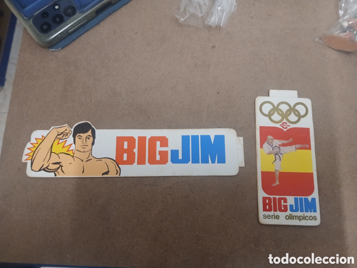 Actionfiguren - Big Jim: Big jim lote de adhesivos originales
