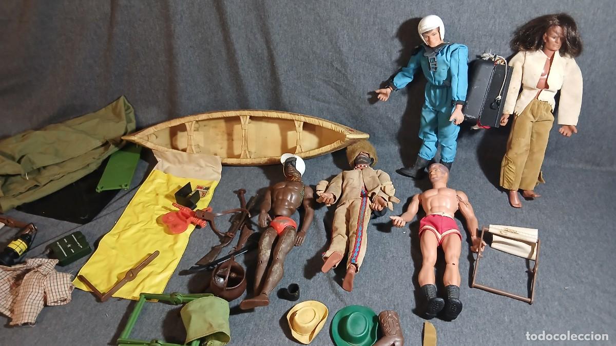 Figuras de acci&oacute;n - Big Jim: LOTE BIG JIM CONGOST SPAIN PARA RESTAURAR DESGUACE