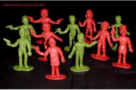 Figuras de acci&oacute;n: 12 figuras de los THUNDERBIRDS - Foto 1