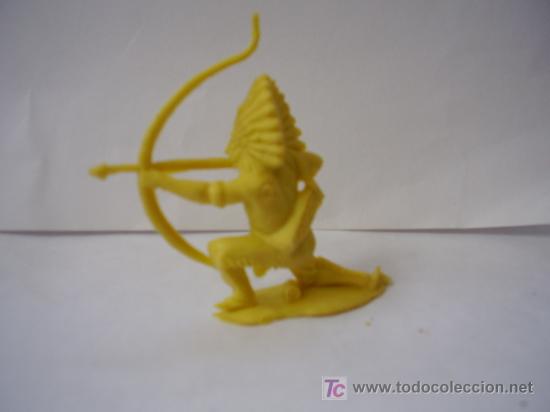 Figuras de acci&oacute;n: Indio plastico a&ntilde;os 70 - Foto 2