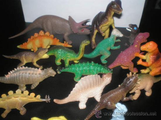 dinosaurios de juguete de goma