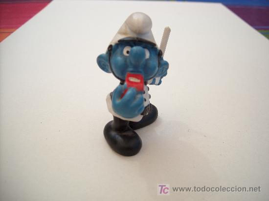 Figuras de acci&oacute;n: MU&Ntilde;ECO PITUFO   PEYO-SCHLEICH   A&Ntilde;O 1981 - Foto 1