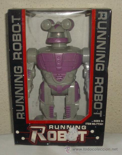 Actionfiguren: RUNNING ROBOT,CAJA ORIGINAL,A ESTRENAR,A PILAS