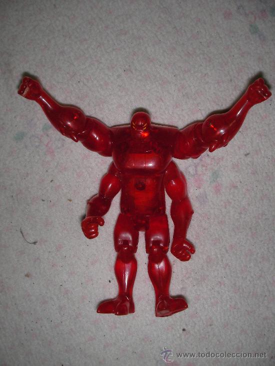 Figuras de acci&oacute;n: FIGURA ROJA SUPER HEROE? CUATRO BRAZOS - Foto 1