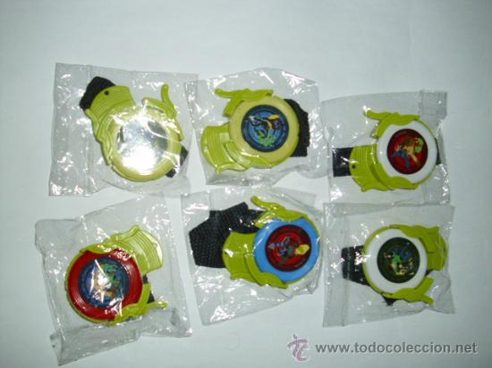 Figuras de acci&oacute;n: LOTE 6 LANZADORES BEN10 - Foto 1
