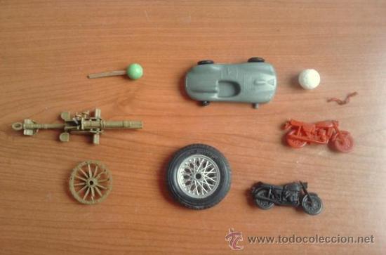 Figuras de acci&oacute;n: Lote de piezas de juguetes, a&ntilde;os 80 y 90