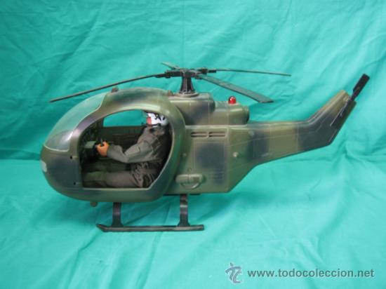 Figuras de acci&oacute;n: Helicoptero con figura, M&C y POWER TEAM - Foto 1