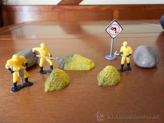 Figurines d'action: LOTE DE OPERARIOS Y ACCESORIOS