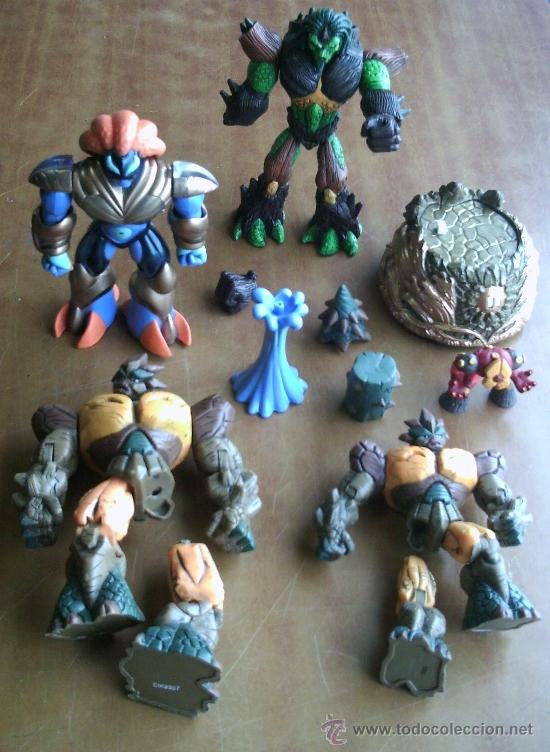 Figuras de acci&oacute;n: LOTE DE FIGURAS Y ACCESORIOS DE GORMITIS CON DEFECTOS - Foto 1