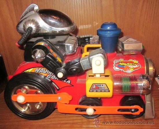 Figuras de acci&oacute;n: NAUGTHY GORILLA,NAUGTHY TRAIN,USA,TAIWAN,ROBOT TRAIN,1986 - Foto 2