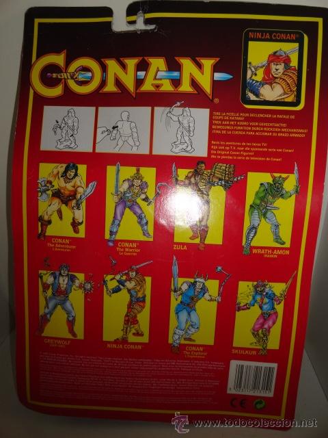 Figuras de acci&oacute;n: MU&Ntilde;ECO CONAN NINJA, DE HASBRO EN BLISTER - Foto 2