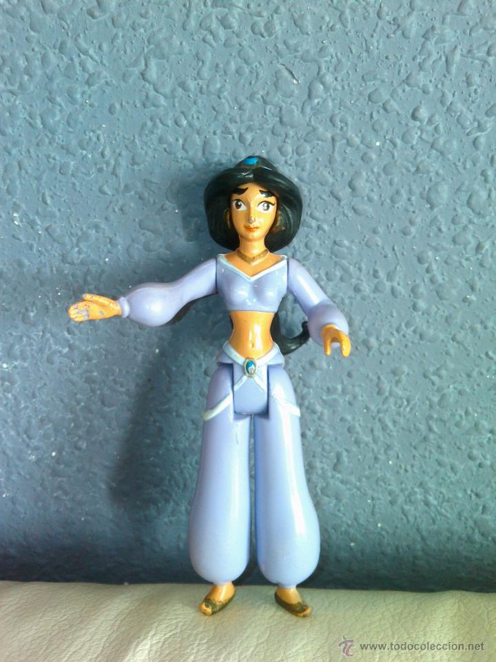 Actionfiguren: Figura de Jazmin, de la pelicula Aladin. Original de Disney. Mattel 1993. Articulada.